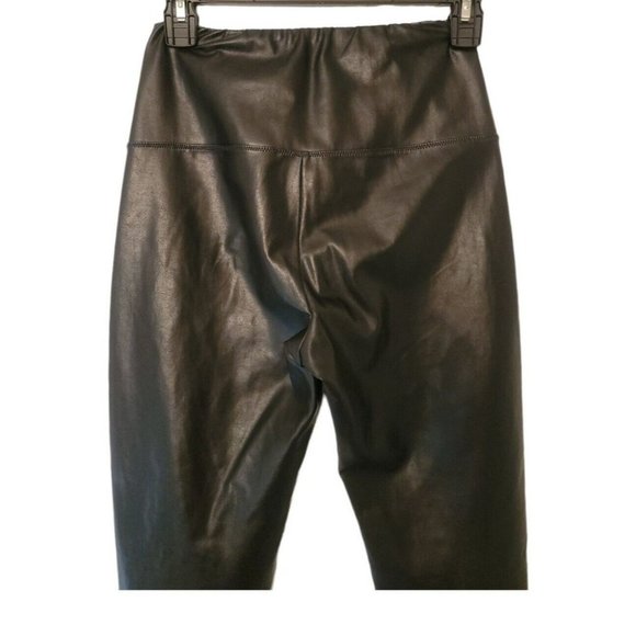 Aritzia Wilfred Free Black Daria Pant High-waisted Vegan Leather leggings XS - Picture 7 of 12
